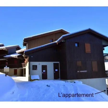 Montchavin La Plagne, Pistes 50m, Balcon Vue Mont Blanc