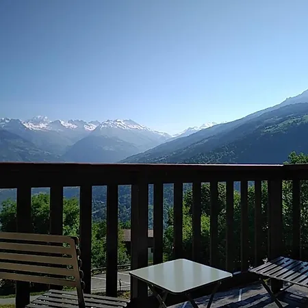 Montchavin La Plagne, Pistes 50m, Balcon Vue Mont Blanc La Plagne