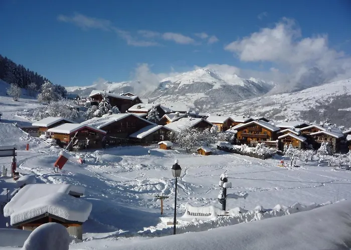 Montchavin La Plagne, Pistes 50m, Balcon Vue Mont Blanc Lägenhet *