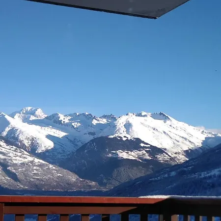 Montchavin La Plagne, Pistes 50m, Balcon Vue Mont Blanc