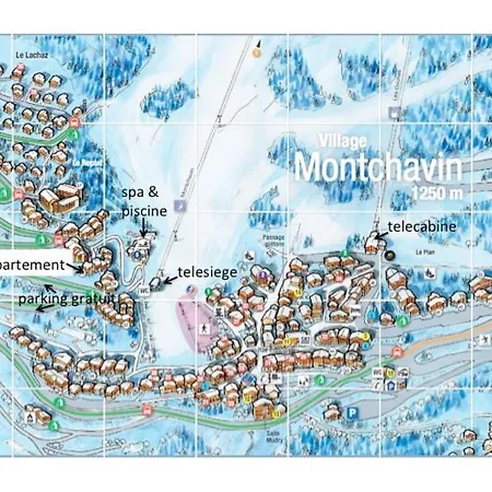 Apartment Montchavin La Plagne, Pistes 50m, Balcon Vue Mont Blanc La Plagne