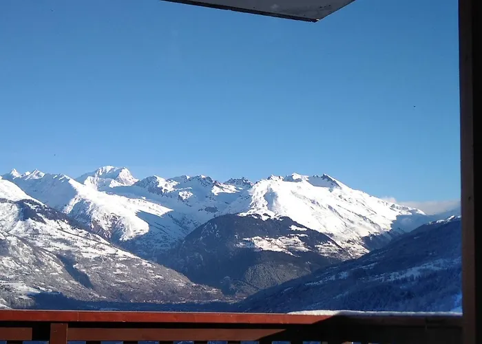 Montchavin La Plagne, Pistes 50m, Balcon Vue Mont Blanc