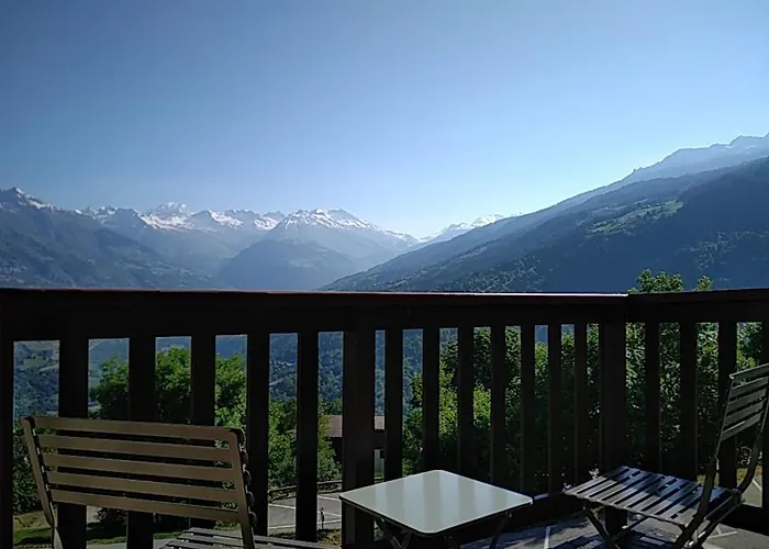 Montchavin La Plagne, Pistes 50m, Balcon Vue Mont Blanc La Plagne